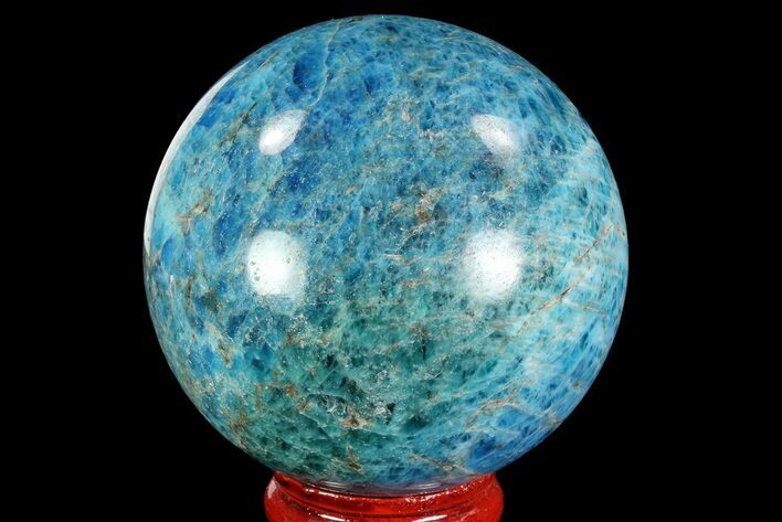 Bright Blue Apatite Sphere - Madagascar #83369